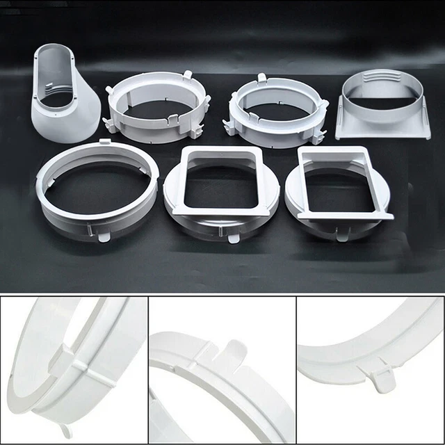 PORTABLE AIR CONDITIONER Window Kit Exhaust Hose Duct Interface Tube