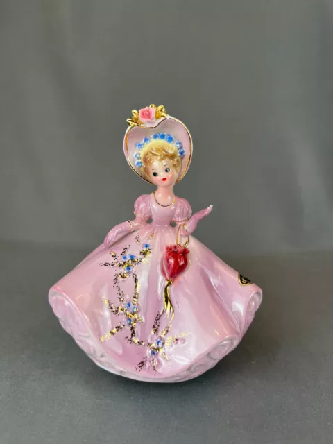 Josef Originals LET ME CALL YOU SWEETHEART Melody Maids Music Box 6 ½” Figurine