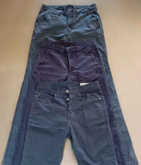 lot de 3 pantalons homme  taille 38-40   stretch slim