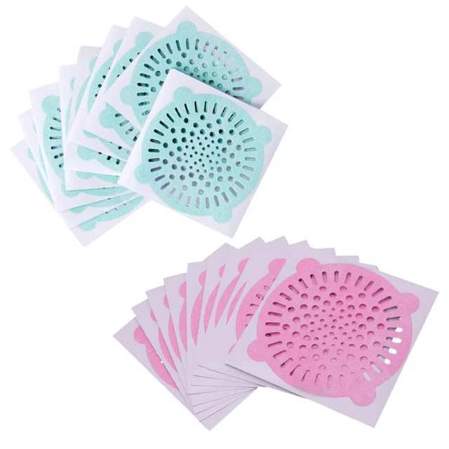 20 piezas filtro no tejido colador fregadero de tela drenaje de ducha captador de cabello