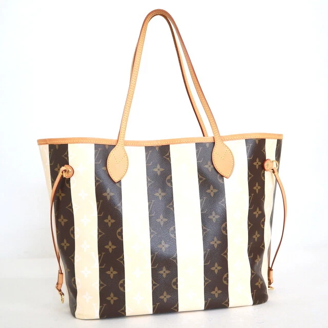 LOUIS VUITTON M40560 Neverfull MM Monogram Rayures Rare LOUIS VUITTON M40560 Neverfull MM Monogram Rayures Rare