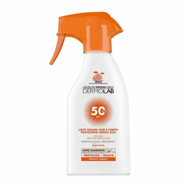 Spray Protecteur Solaire Deborah Dermolab SPF50+ Lait solaire [250 ml]