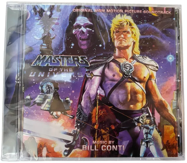 Masters of the Universe Original Motion Picture Soundtrack CD Bill Conti NEW