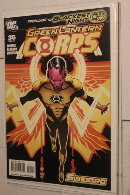 Green Lantern Corps #35 NM DC Comics 2009 Patrick Gleason Sinestro Cover