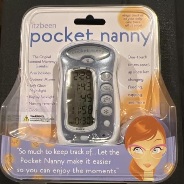 NEW Itzbeen Pocket Nanny Nursery Tool Multi-Purpose Baby Care Timer Model WD68