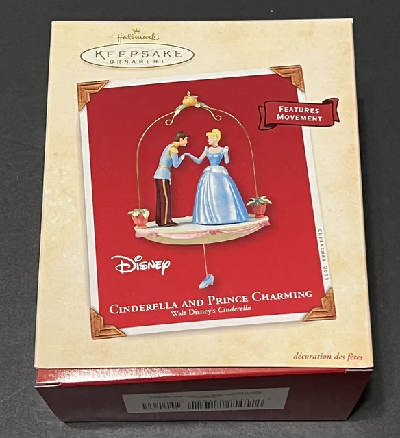 HALLMARK CINDERELLA AND Prince Charming Keepsake Christmas Ornament
