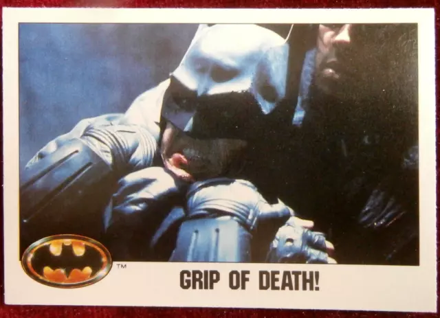 BATMAN - Card #118 - Grip Of Death! - Topps (UK) - 1989