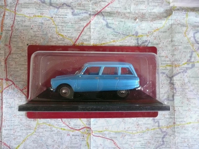 Paradcar 1/43 – Citroën AMI8 Break Gendarmerie – Bleu – Collection LE8049