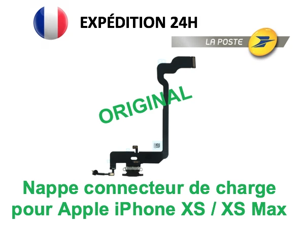 Dock De Charge Connecteur Pour IPhone X - Neuf, Avec Port Micro, EAN 8011467849363