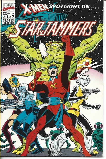 X-Men Spotlight On Starjammers #1 Marvel Comics 1990 Bagged And Boarded