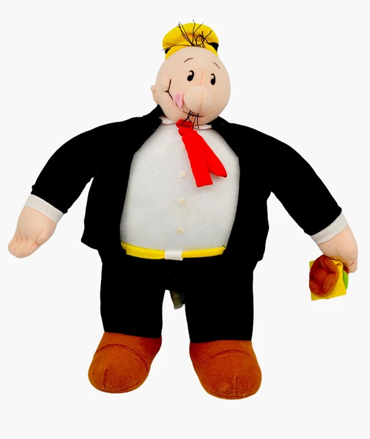 Wimpy Plush Kellytoy Popeye & Pals 2002 Large 13"