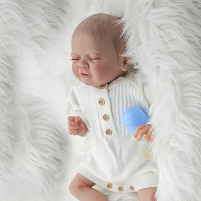 18" Realistic Reborn Baby Dolls Soft Vinyl Girl Boy Real Looking Newborn Gift 3