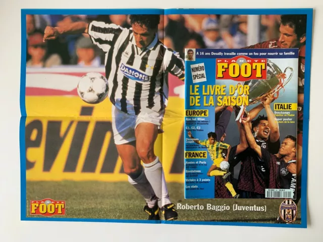 FOOTBALL PLANETE FOOT n° 34 1995 LIVRE D'OR DE LA SAISON JUVENTUS AJAX MILAN