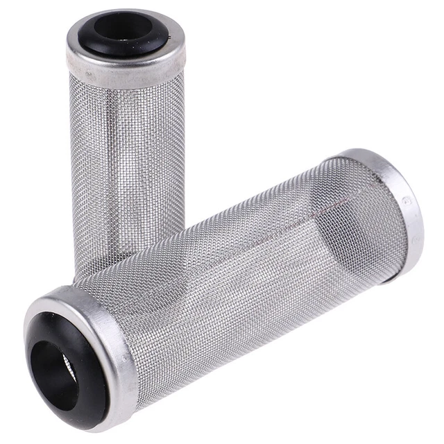 STAINLESS STEEL FILTER Inflow Mesh Shrimp Cylinder Protect Aquarium