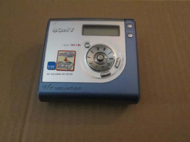 ♫♪♫♪  Minidisc Sony Mz-Nh700 Hi-Md   ♫♪♫♪♫♪