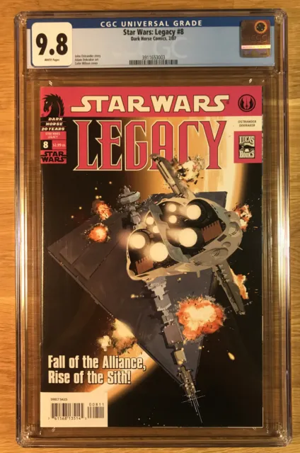 Star Wars: Legacy #8, CGC 9.8 NM/MT