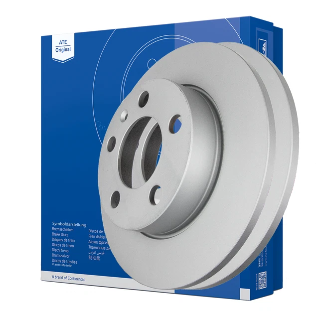 ATE 2x Bremsscheibe 24.0110-0277.1 hinten Ø253mm