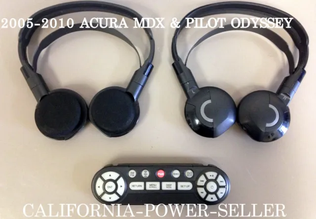 2005-2008 Acura MDX  Wireless Headphones w/ DVD Remote
