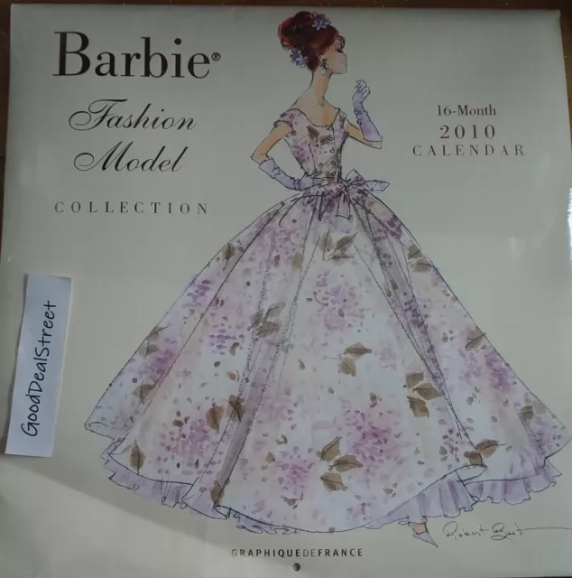 Sealed Silkstone Barbie 2010 16 month Wall Fashion Model Calendar Brand NEW LE