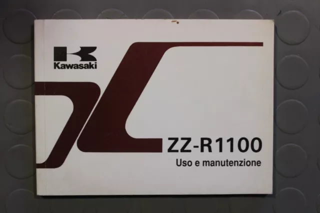 Kawasaki Zz R1100 Handbuch Verwendung Wartung Italienisch Sept 1992 ZZ-R1100-D