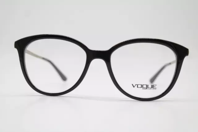 Brille Vogue VO 5151 Schwarz Gold Oval Brillengestell eyeglasses Neu