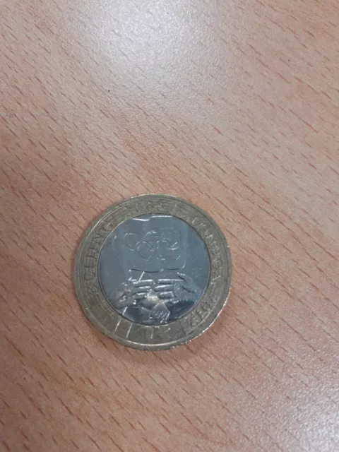 Moneda De Dos Libras (£2) Real Como Nueva Caza De Monedas Británicas - Descuento Para 5 O Más Compras