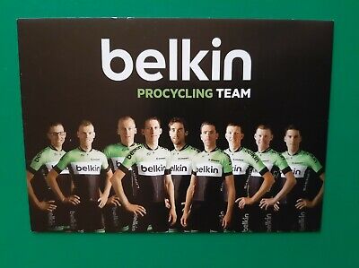 CYCLISME carte cycliste BRAM TANKINK équipe BELKIN 2014 * 