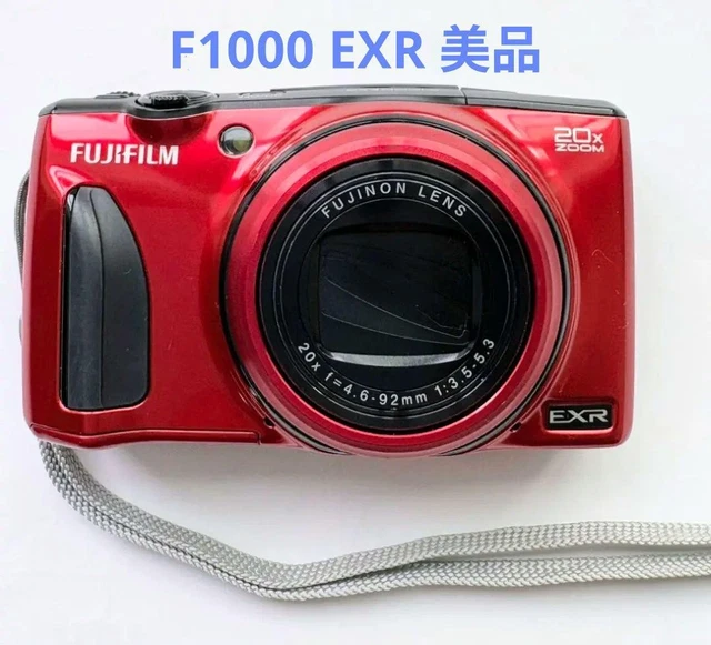 FUJIFILM FINEPIX F1000EXR 16.0MP Compact Digital Camera Red [EXC