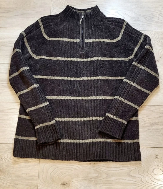 Pull Homme Col Camionneur OAKS VALLEY – Marron Taille XL (occasion Bon état)