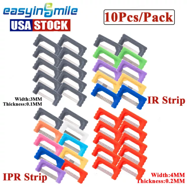 Dental Orthodontic Polishing Strips Interproximal Enamel Reduction IPR/IR Kit