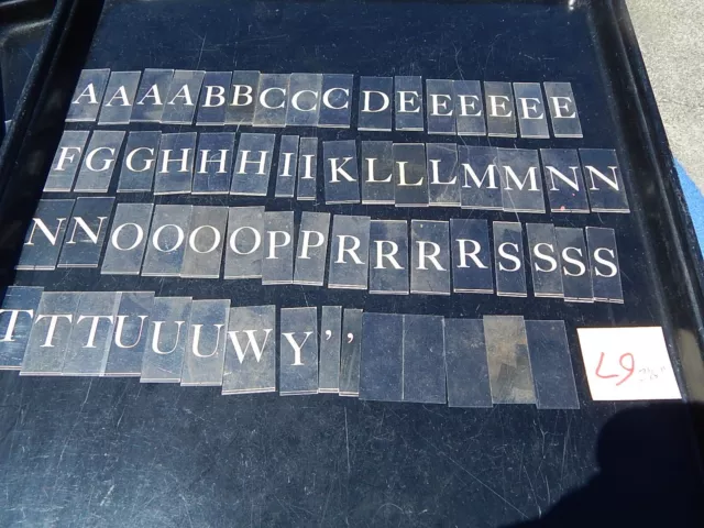 Seeburg LPC1 U100 Alphabet Case Kit # 509072 type ACK-2