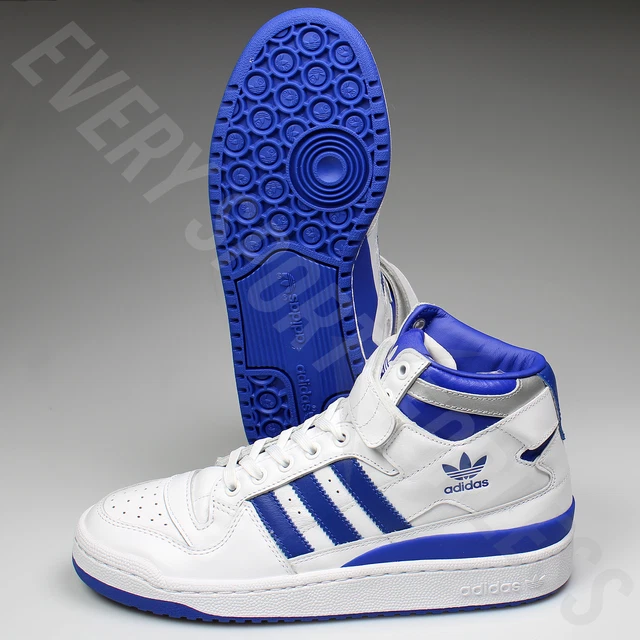 ADIDAS FORUM MID Refined Shoes F37830 White Royal Silver NEW Lists 130 64.99 PicClick