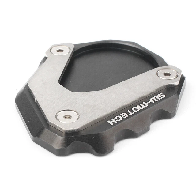 Seitenständer Vergrößerungsplatte Für Honda CB650R 2019-2025 - CNC Aluminium Schwarz