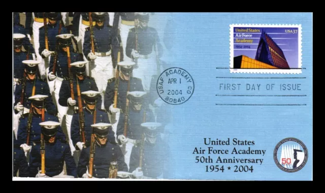 Dr Jim Stamps Us Cover Air Force Academy 50Th Anniversary Fdc Fleetwood Cachet