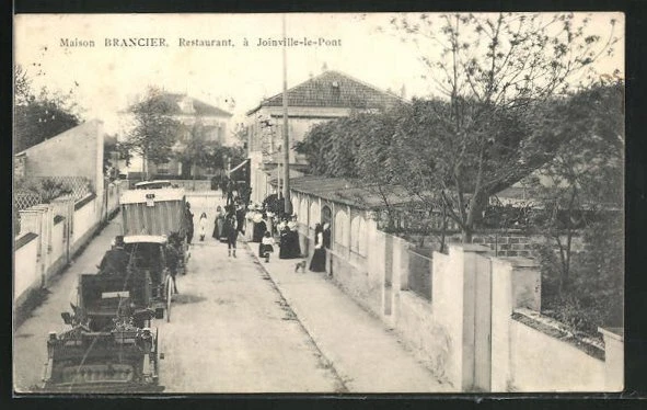 CPA Joinville-le-Pont, Maison Brancier, Restaurant 1908