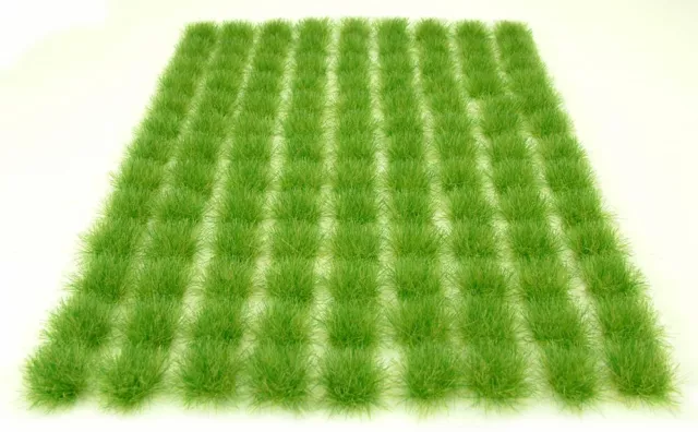 x117 Green grass tufts 6mm - Self adhesive static model wargames scenery