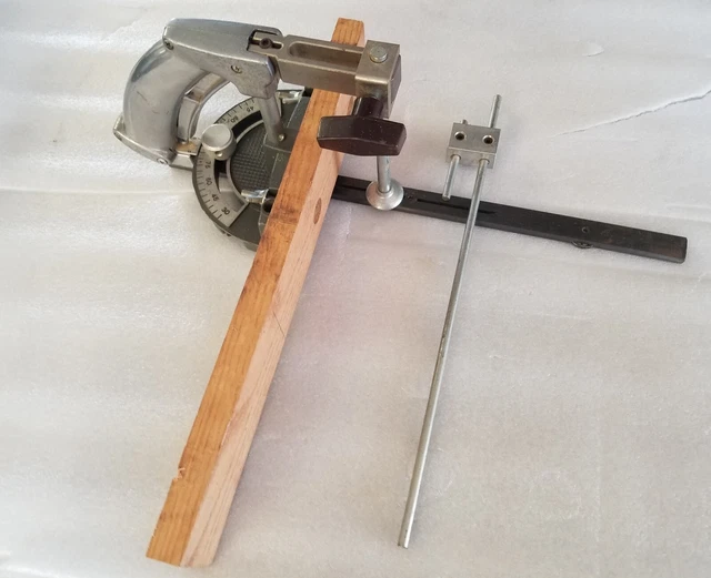 SHOPSMITH MITER GAUGE with HoldDown Clamp, Extension and Rod stop