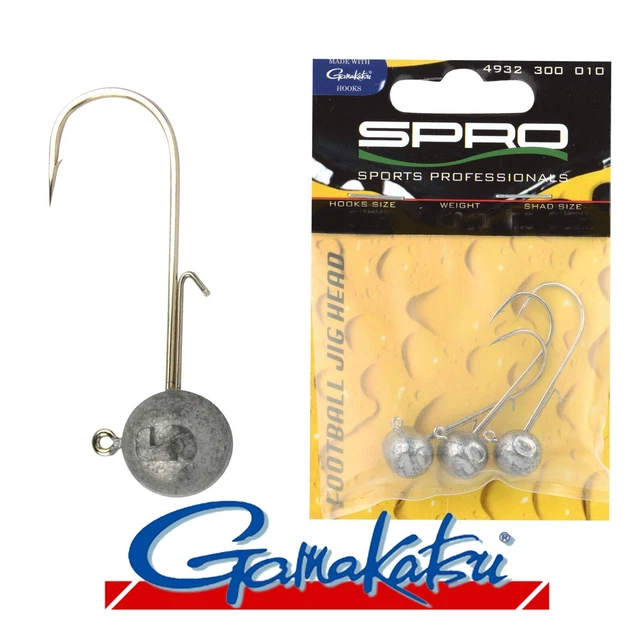Spro Round Jig 22 Jigkopf Gamakatsu Haken Bleikopf Jig Head Jigkopfhaken Jighead