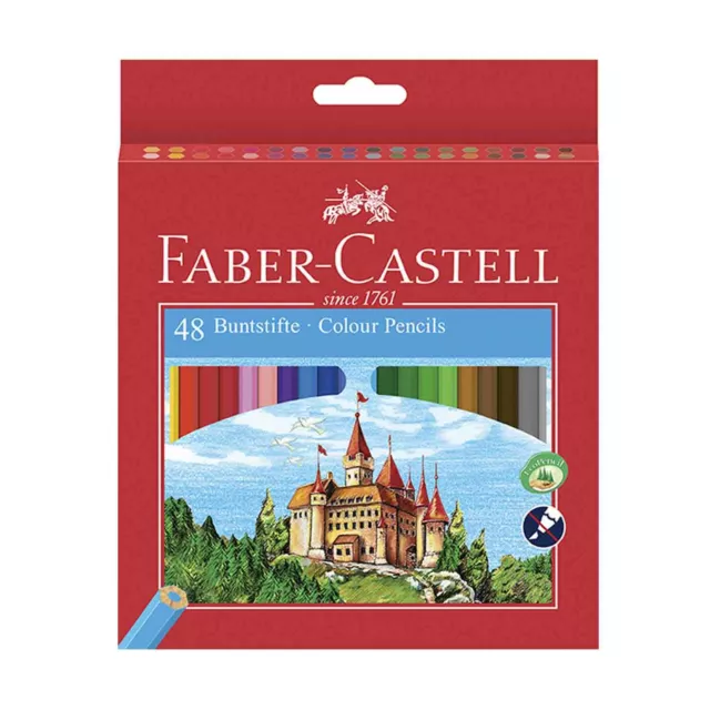 Faber Castell Buntstift Farbstifte Castle 48er Karton