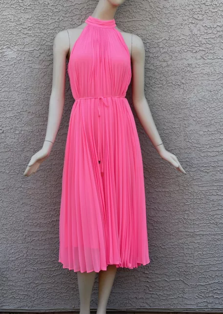 $450 Milly Ophelia Pleated Dress 2