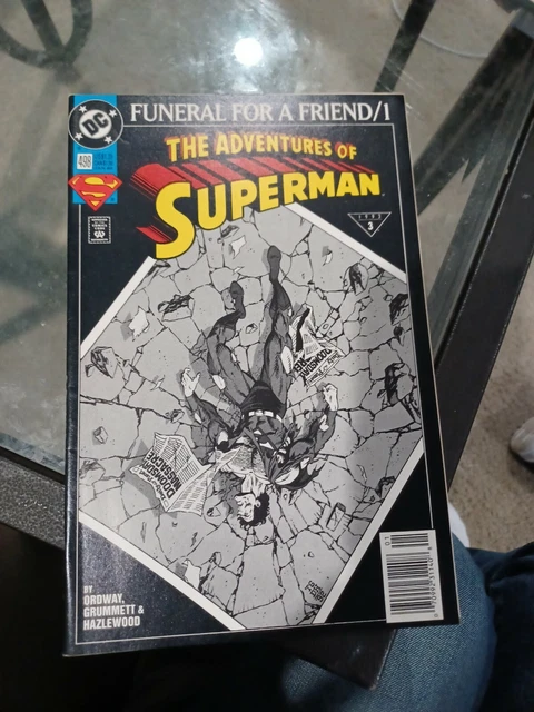 1993 THE ADVENTURES OF SUPERMAN FUNERAL FOR A FRIEND/1 JANUARY #498 DC Comics #3