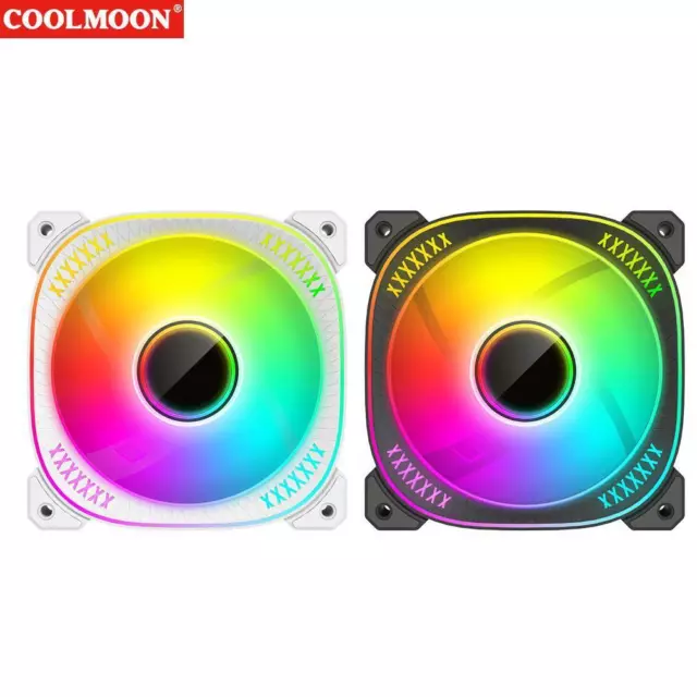 5# ARGB Case Cooler Fan 12V 4PIN PWM ARGB CPU Cooler 5V 3Pin ARGB for Computer C