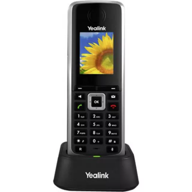 Yealink Telefon W52H silber / schwarz, schnurlos Mobilteil VoiP