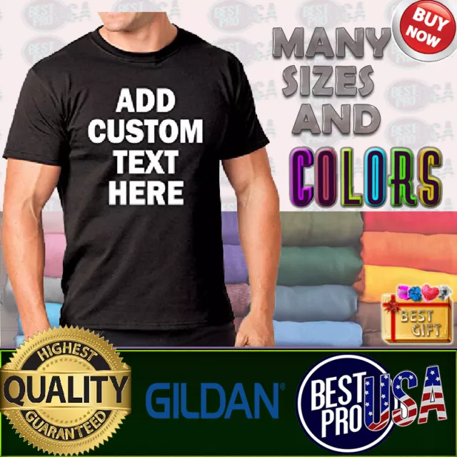 Custom Personalized T shirts your own text many colors business Tshirt tee gift