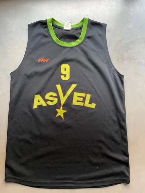 Maillot basket ASVEL LYON VILLEURBANNE 2006 porté par LEVER n