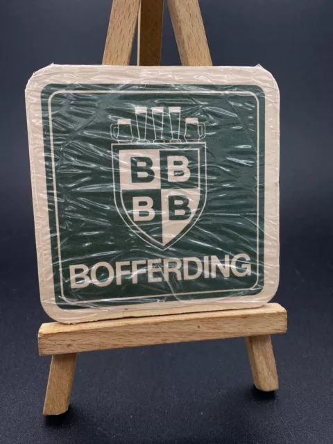 Beer Mat Coasters Bofferding Lager X 3 Sealed Pack Cardboard  Authentic Vintage