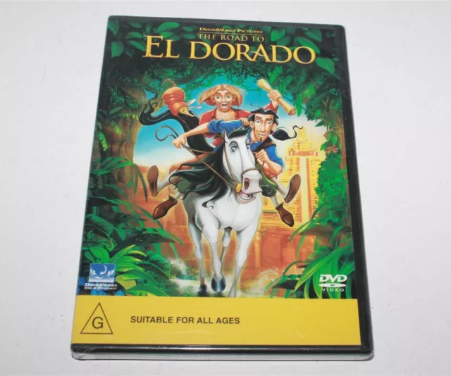 THE ROAD TO El Dorado DVD 2000 Brand New & Sealed Dreamworks Region 4 ...