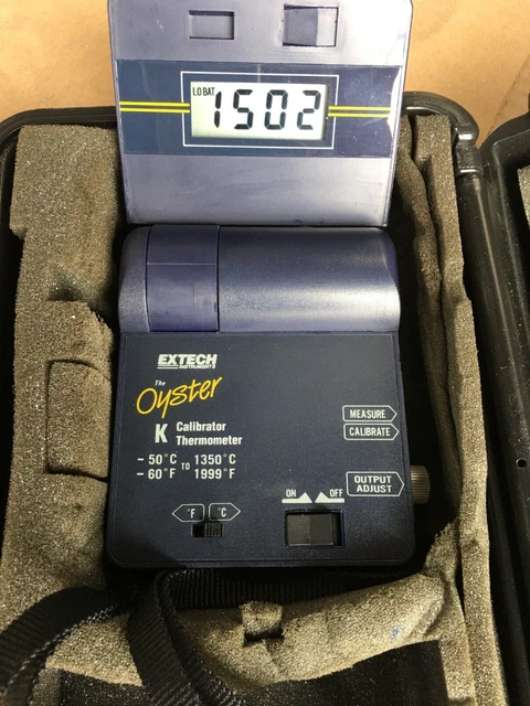 Extech The Oyster Calibrator Thermometer F060392 Used Oyster