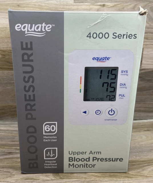EQUATE 4000 SERIES Upper Arm Blood Pressure Monitor 18.99 PicClick