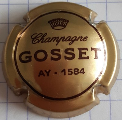 GOSSET très belle capsule de champagne  GOSSET N° 23 cote 7 